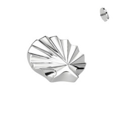 Náhradní ozdoba lastura k dermálu / labretě TITAN, 1,2 mm