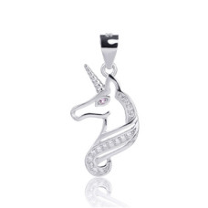 Stříbrný přívěšek - jednorožec