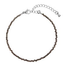 Náramek s pravými grey spinel kameny