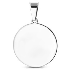 Ocelový přívěšek kulatý 20 mm