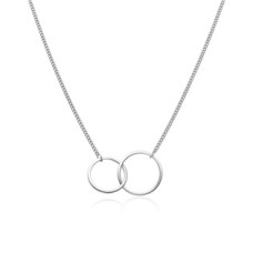 Střibrný náhrdelník s kolečky