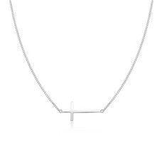 Stříbrný náhrdelník křížek
