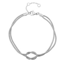 Ocelový náramek uzel