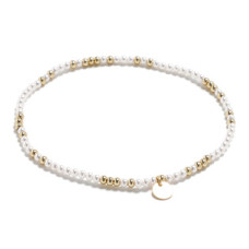 Náramek přírodními perlami, stříbro AG925