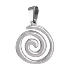 Ocelový přívěsek spirála