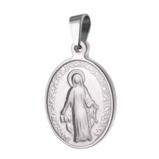 Ocelový přívěsek náboženský motiv