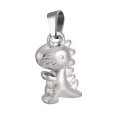 Ocelový přívěsek dinosaurus