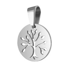 Ocelový přívěsek strom života