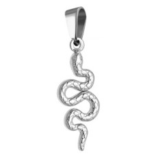 Ocelový přívěsek had