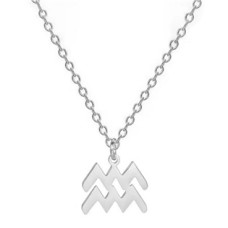 Ocelový náhrdelník, znamení VODNÁŘ