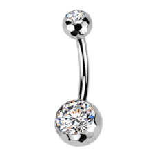 Piercing do pupíku banánek - TITAN, 1,6 x 12 mm