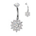 Piercing do pupíku kytička - TITAN Piercing do pupíku kytička - TITAN