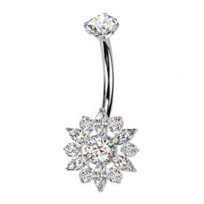 Piercing do pupíku kytička - TITAN