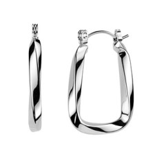 Ocelové náušnice kroucené