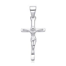 Stříbrný přívěšek kříž s Ježíšem