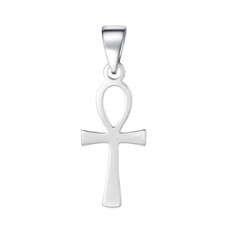 Stříbrný přívěšek kříž života
