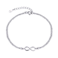 Stříbrný náramek nekonečno