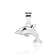 Stříbrný přívěšek - delfínek