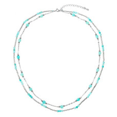 Stříbrný náhrdelník s amazonity