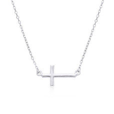 Stříbrný náhrdelník kříž