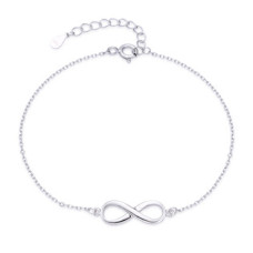Stříbrný náramek nekonečno