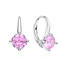 Stříbrné náušnice na klapku