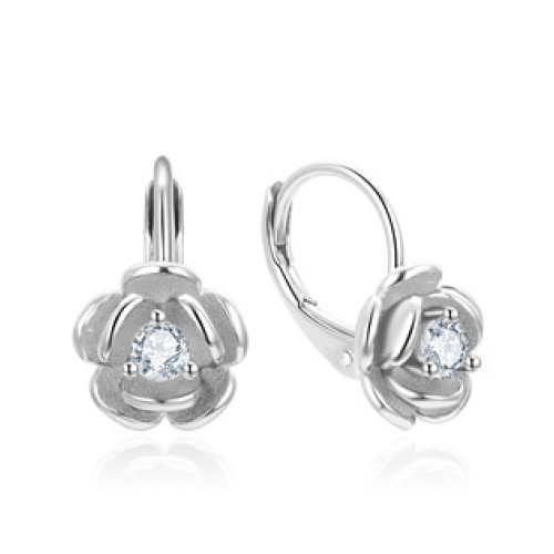 Stříbrné náušnice kytičky Stříbrné náušnice kytičky