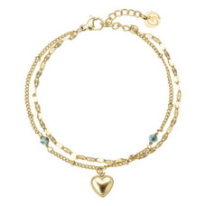 Náramek ocelový s africkým tyrkysem