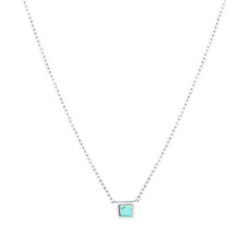 Ocelový náhrdelník s tyrkysem