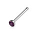 Piercing do nosu - kamínek