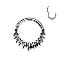 Ocelový piercing - segment kruh