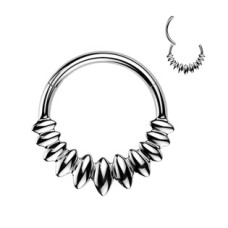 Ocelový piercing - segment kruh