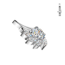 Náhradní ozdoba k dermálu / labretě TITAN, závit 1,2 mm