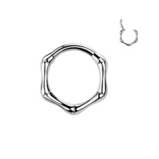 Ocelový piercing - segment kruh