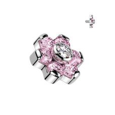 Náhradní ozdoba k dermálu / labretě TITAN, závit 1,2 mm