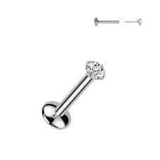 Piercing do brady - PUSH IN labreta TITAN Moissanit 0.06ct (2,5mm)