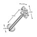 Piercing do brady - PUSH IN labreta TITAN Moissanit 0.5ct (5mm) Piercing do brady - PUSH IN labreta TITAN Moissanit 0.5ct (5mm)