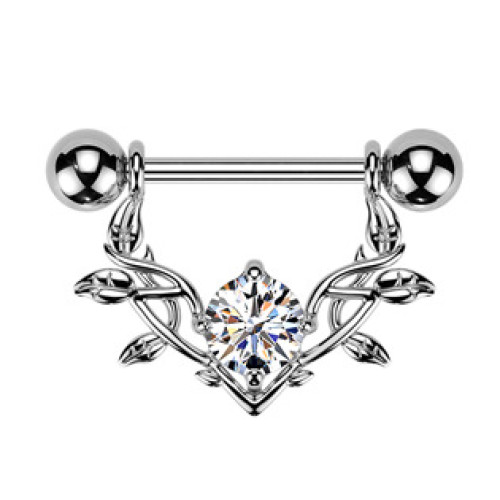 Ozdobný piercing do bradavky Ozdobný piercing do bradavky