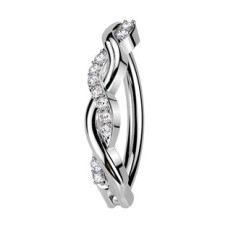 Piercing do pupíku se štítem