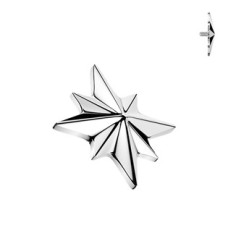 Náhradní ozdoba k dermálu / labretě TITAN, závit 1,2 mm