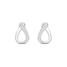 Stříbrné náušnice kapky