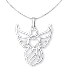 Stříbrný přívěsek anděl