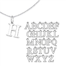 Přívěsek abeceda patková malá