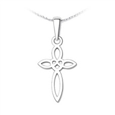 Stříbrný přívěsek kříž