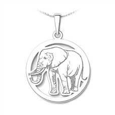 Stříbrný přívěsek slon