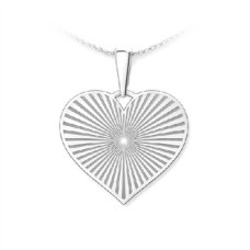 Stříbrný přívěsek srdce