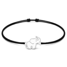 Šňůrkový náramek slon