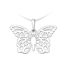 Stříbrý přívěsek motýl