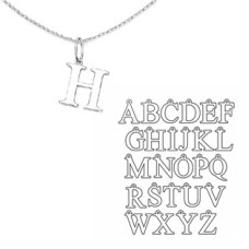 Stříbrný přívěsek abeceda - Písmeno