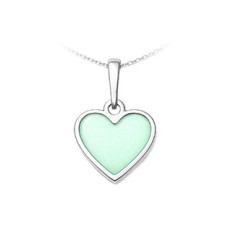 Stříbrný přívěsek srdce